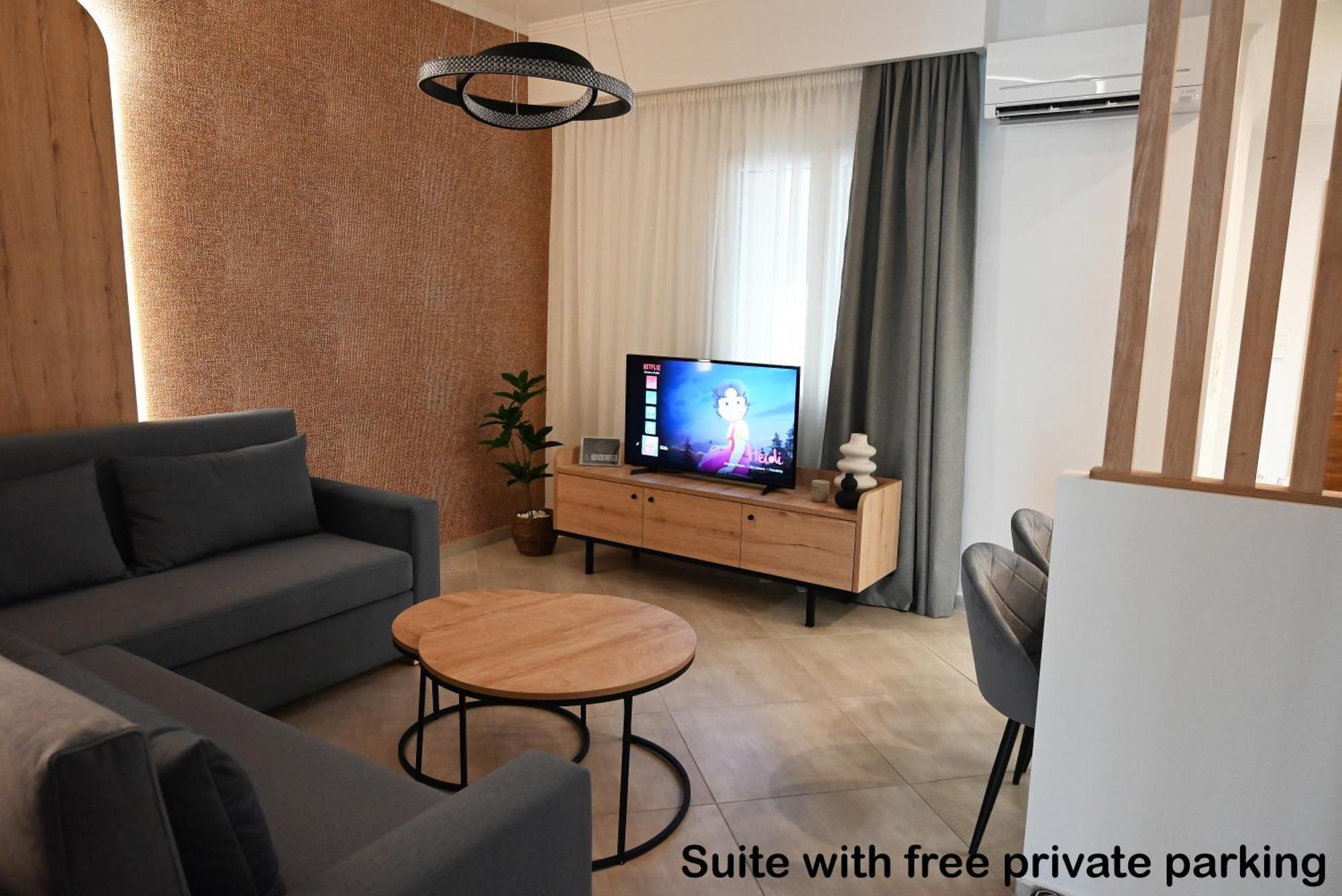 Mouson Luxury Suite With Free Private Parking Кавала Екстериор снимка